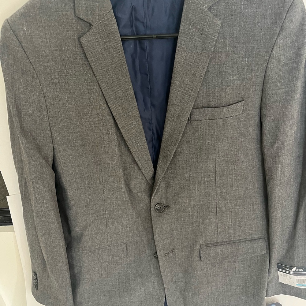 Náutica charcoal heather charbon dress coat size 20